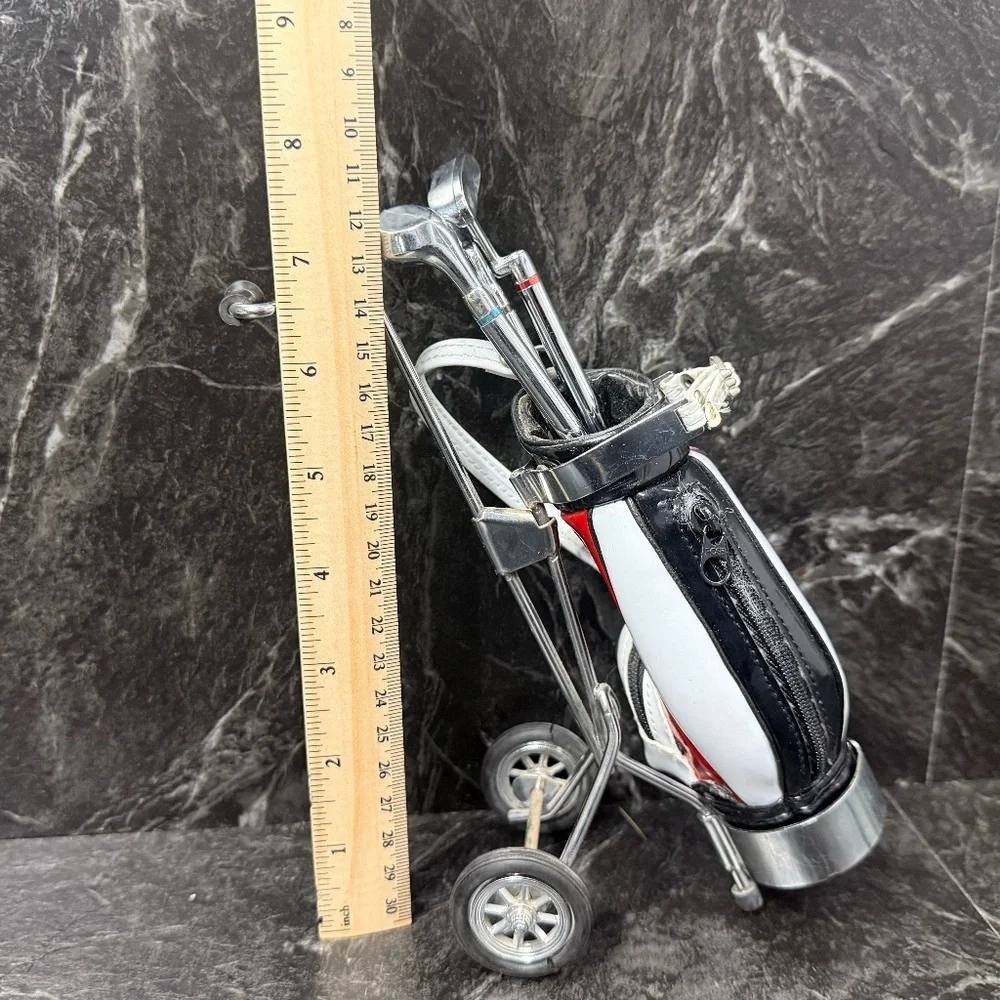Desktop Golf Bag Cart Pen Holder